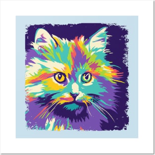 Siberian Cat Pop Art - Cat Lover Gift Posters and Art